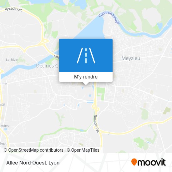 Allée Nord-Ouest plan