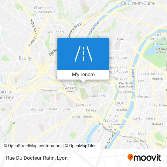 Rue Du Docteur Rafin plan