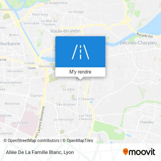Allée De La Famille Blanc plan