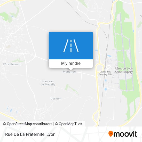 Rue De La Fraternité plan