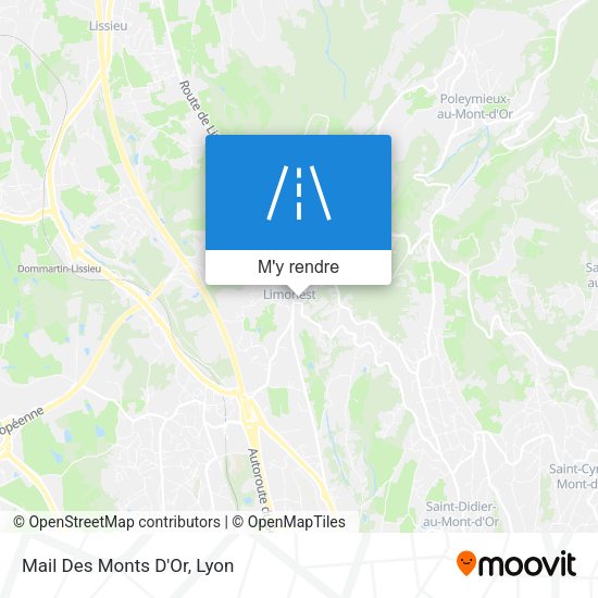 Mail Des Monts D'Or plan