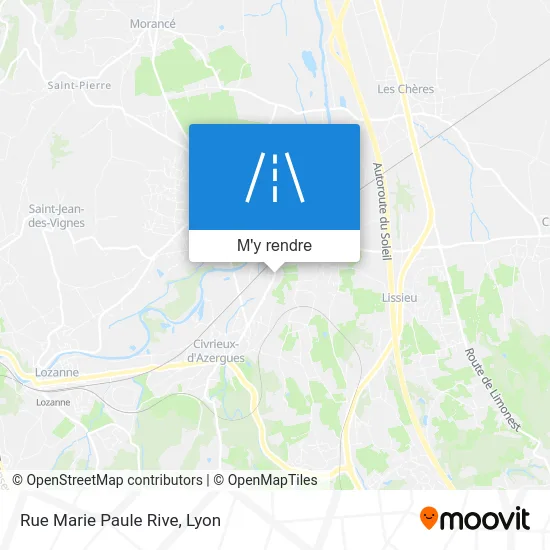 Rue Marie Paule Rive plan