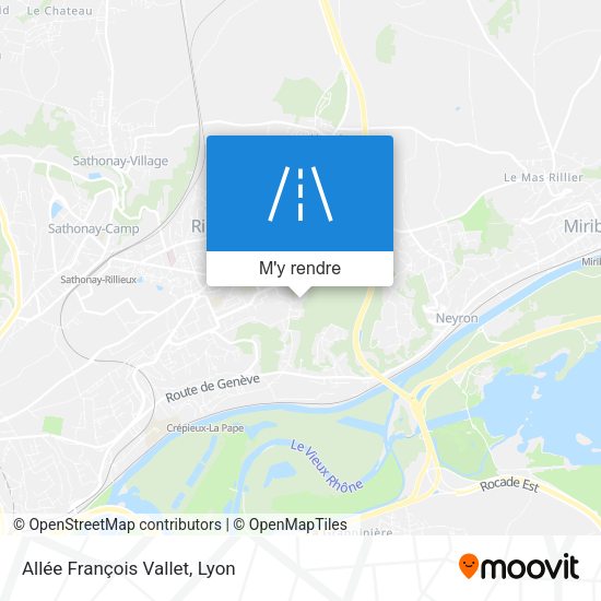 Allée François Vallet plan