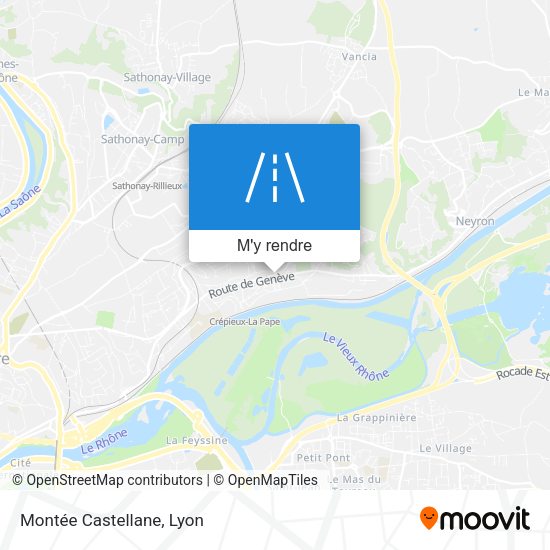 Montée Castellane plan