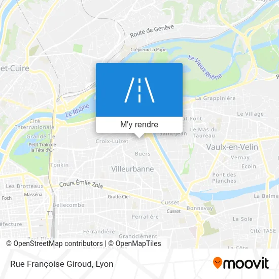 Rue Françoise Giroud plan