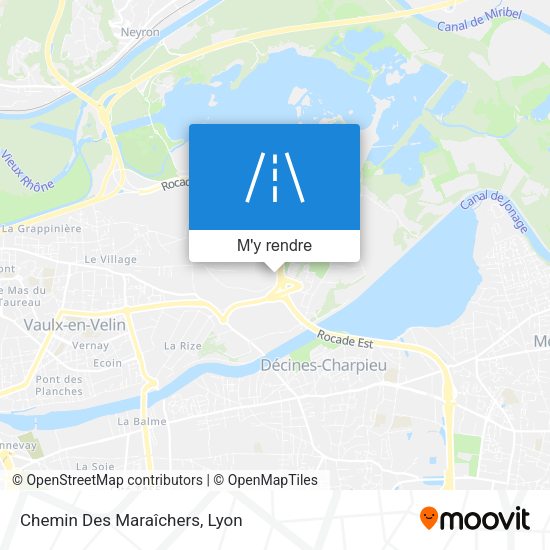 Chemin Des Maraîchers plan