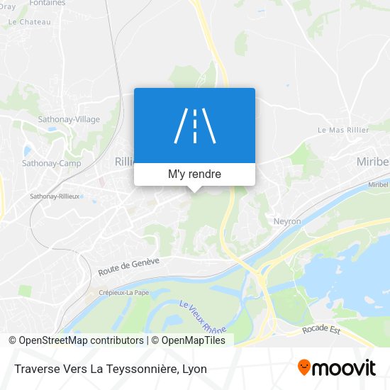 Traverse Vers La Teyssonnière plan