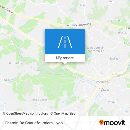 Chemin De Chaudfourniers plan