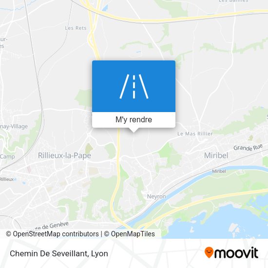Chemin De Seveillant plan