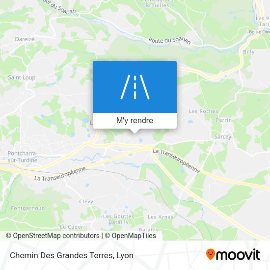 Chemin Des Grandes Terres plan