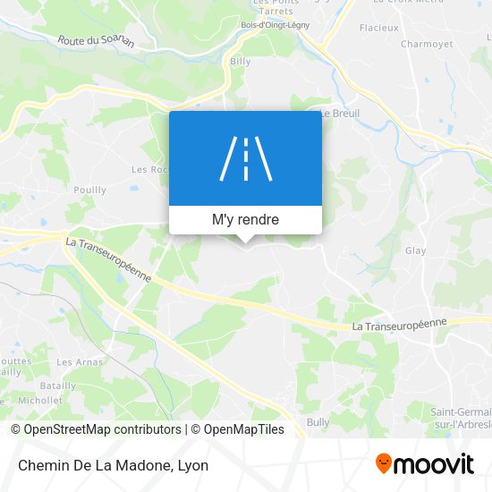 Chemin De La Madone plan