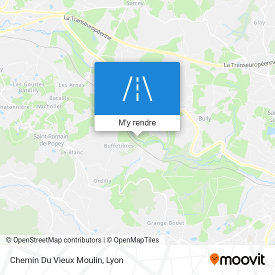 Chemin Du Vieux Moulin plan