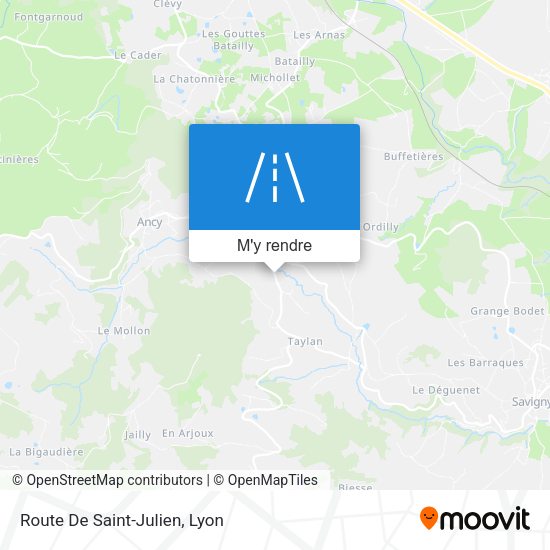 Route De Saint-Julien plan