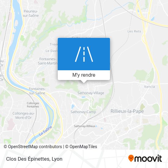Clos Des Épinettes plan