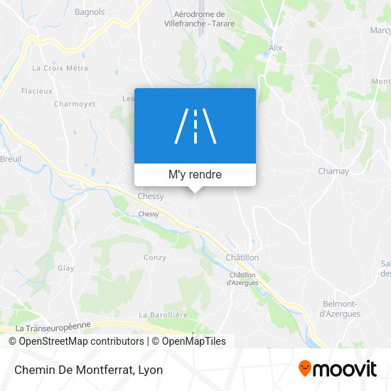 Chemin De Montferrat plan