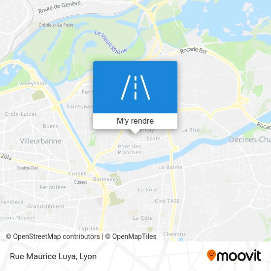 Rue Maurice Luya plan