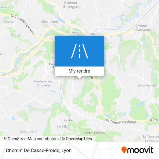 Chemin De Casse-Froide plan