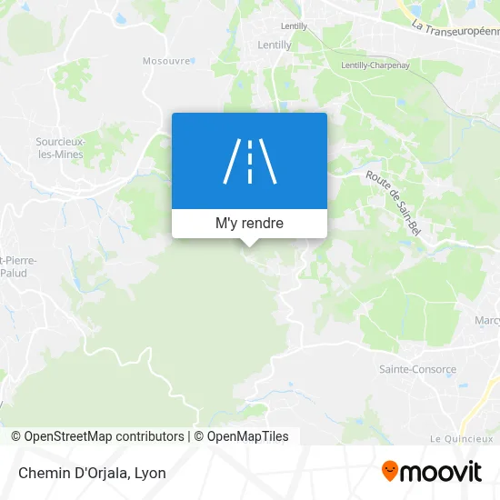 Chemin D'Orjala plan