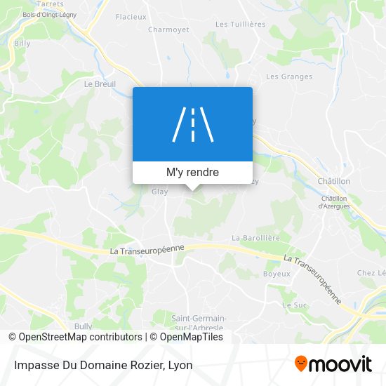 Impasse Du Domaine Rozier plan