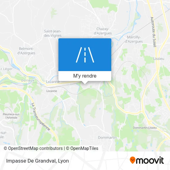 Impasse De Grandval plan
