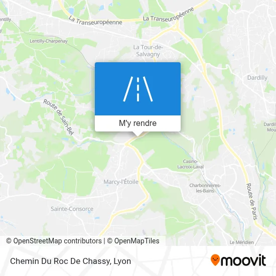 Chemin Du Roc De Chassy plan