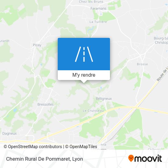 Chemin Rural De Pommaret plan