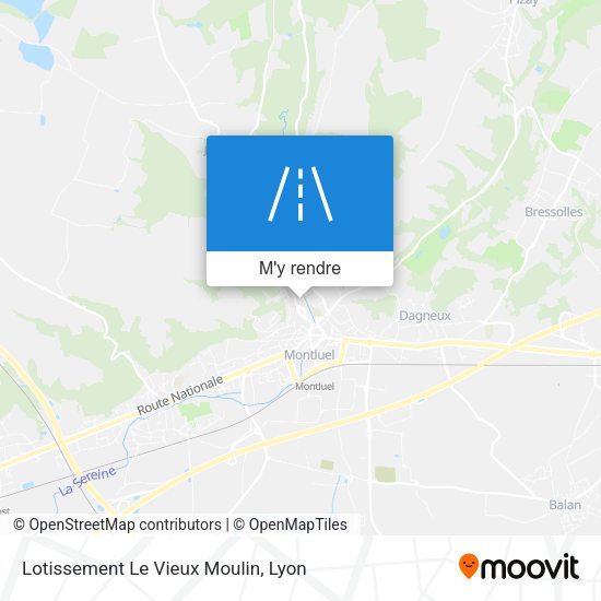 Lotissement Le Vieux Moulin plan