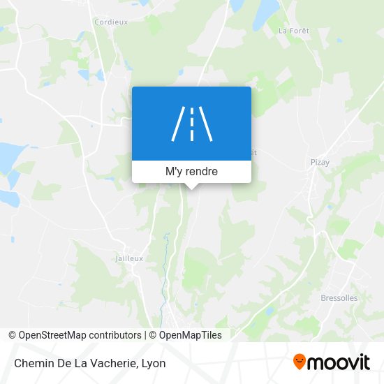 Chemin De La Vacherie plan