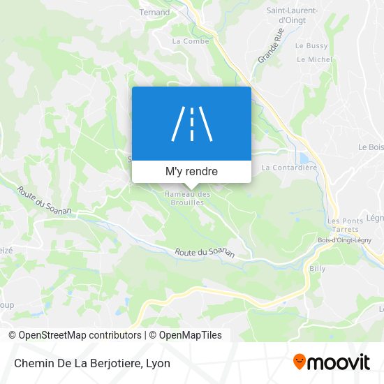 Chemin De La Berjotiere plan