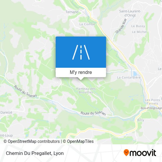 Chemin Du Pregallet plan