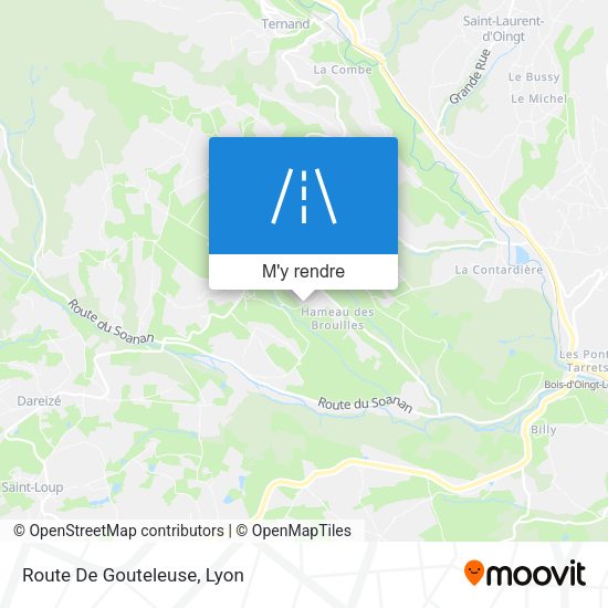 Route De Gouteleuse plan