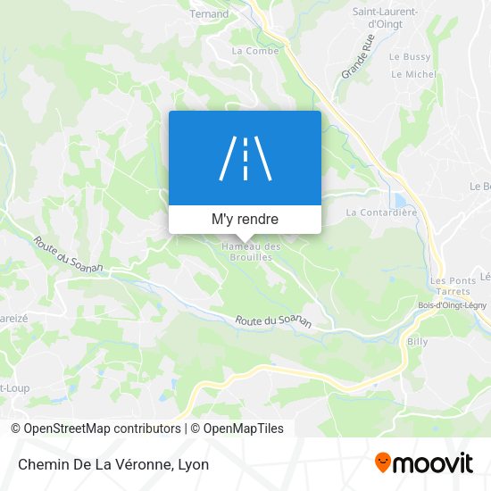 Chemin De La Véronne plan