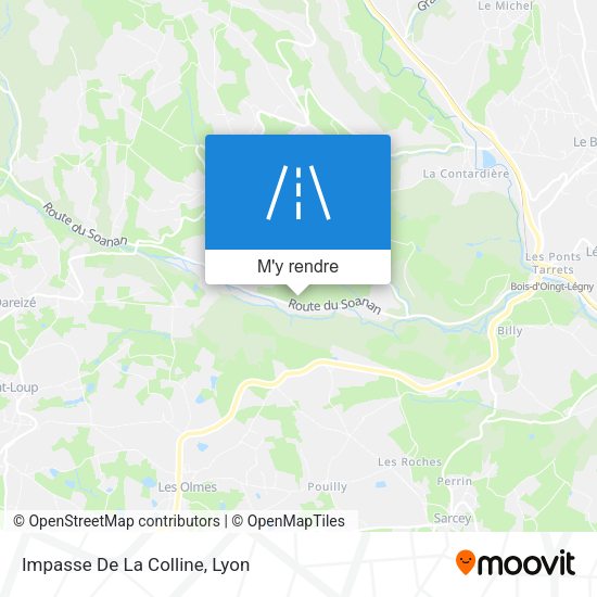 Impasse De La Colline plan