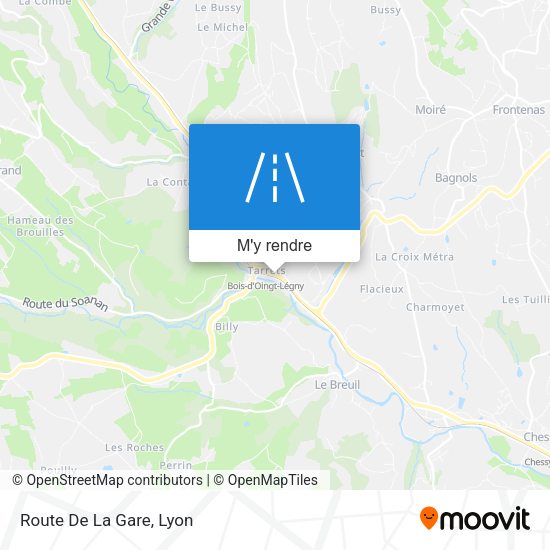 Route De La Gare plan