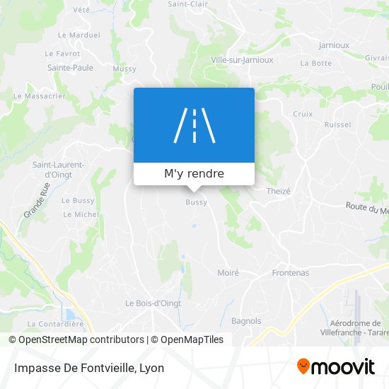 Impasse De Fontvieille plan