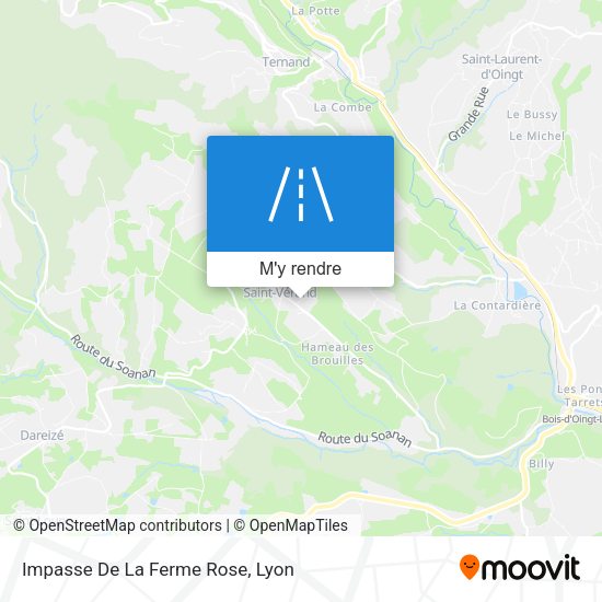 Impasse De La Ferme Rose plan
