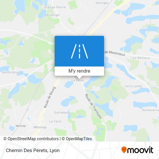 Chemin Des Pérets plan