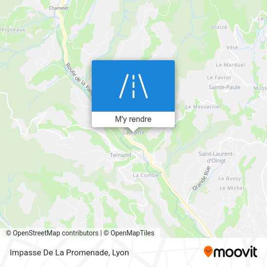 Impasse De La Promenade plan
