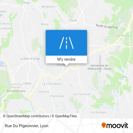 Rue Du Pigeonnier plan