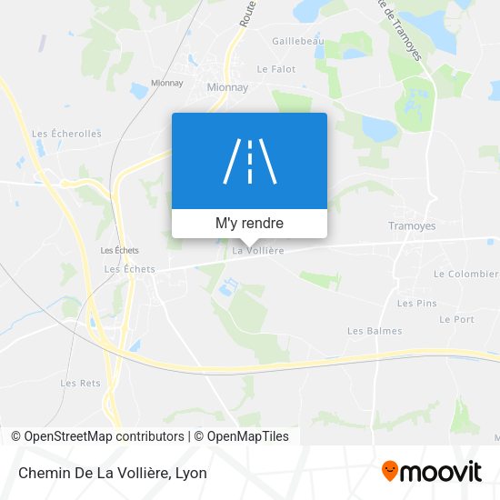 Chemin De La Vollière plan