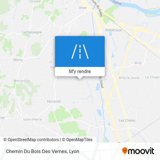 Chemin Du Bois Des Vernes plan