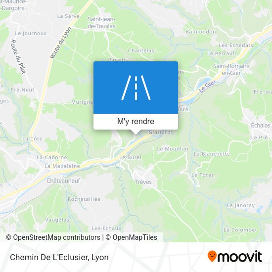 Chemin De L'Eclusier plan