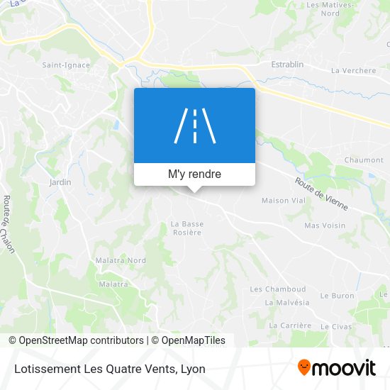 Lotissement Les Quatre Vents plan