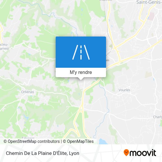 Chemin De La Plaine D'Élite plan