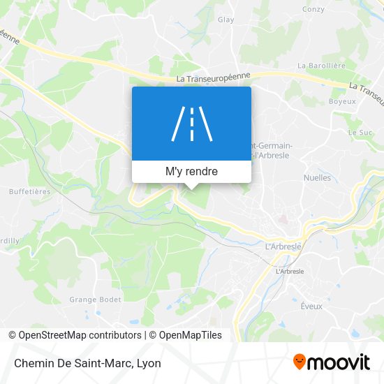 Chemin De Saint-Marc plan