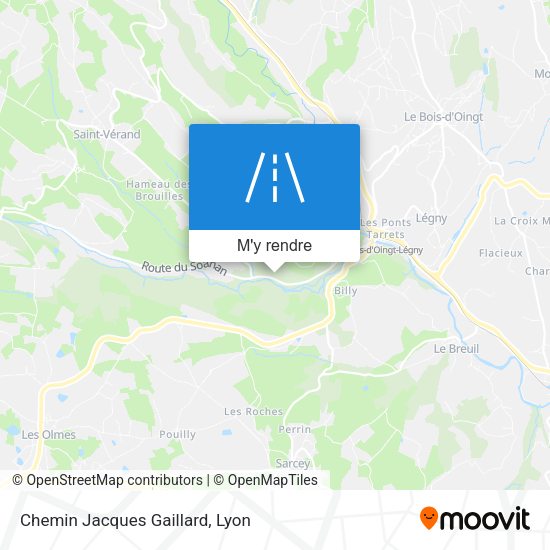 Chemin Jacques Gaillard plan