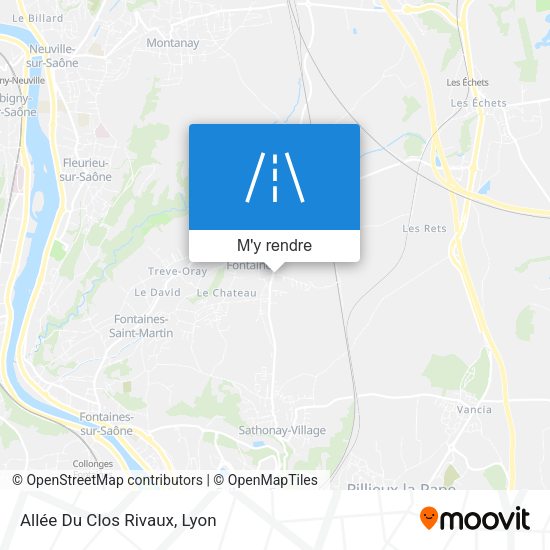 Allée Du Clos Rivaux plan