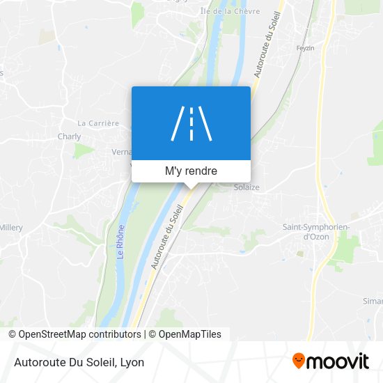 Autoroute Du Soleil plan