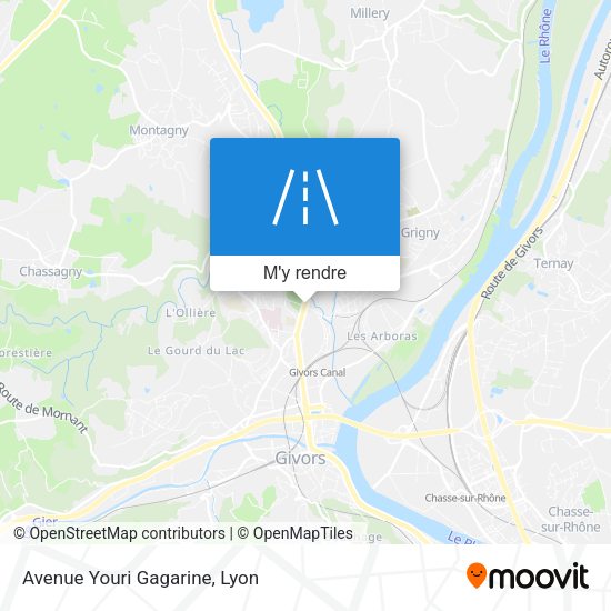 Avenue Youri Gagarine plan