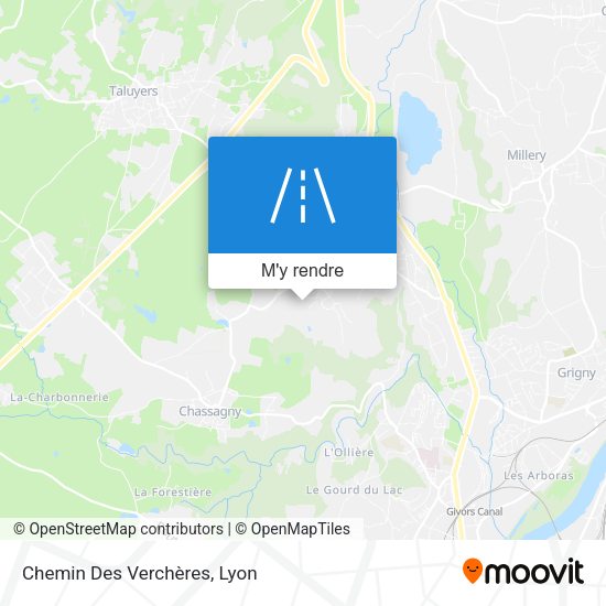 Chemin Des Verchères plan